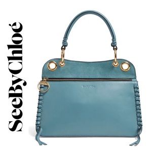 COPY - SEE BY CHLOE authentic mineral blue (teal) Tilda bag